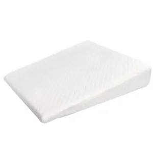 1# white Anti-spitting milk baby triangle slope pillow, memory foam baby feeding pillow AZ19894