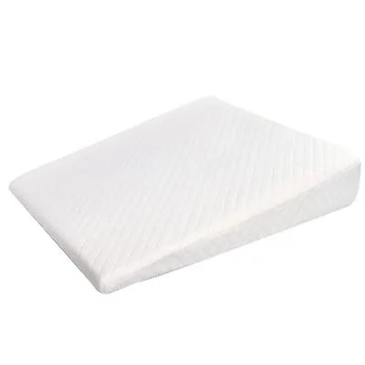 1# white Anti-spitting milk baby triangle slope pillow, memory foam baby feeding pillow AZ19894