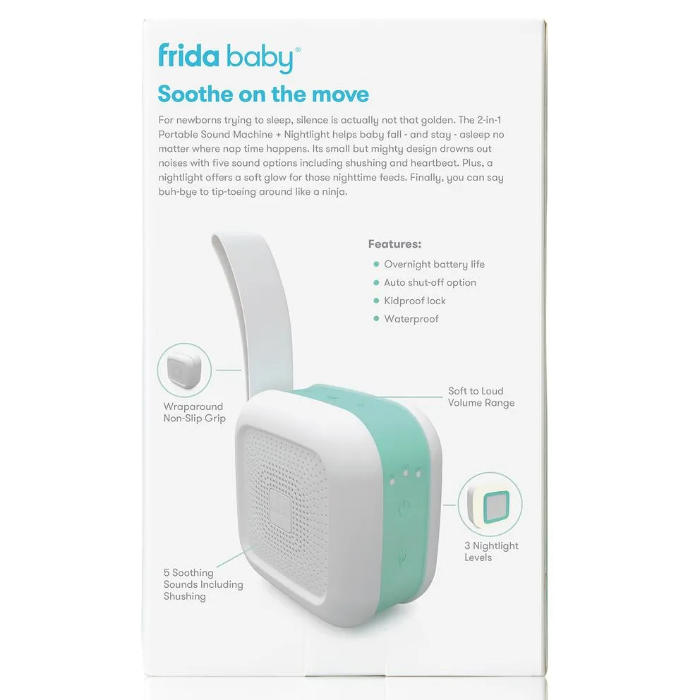 2-in-1 Portable Sound Machine   Nightlight