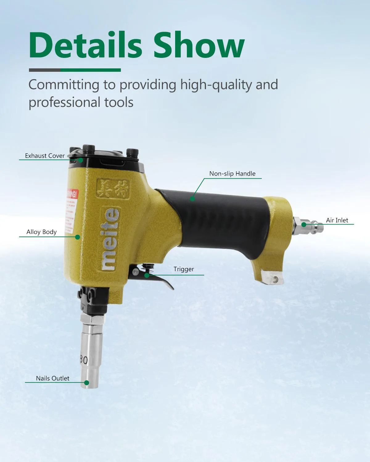 27/64" Head Diameter Deco Nailer #1080