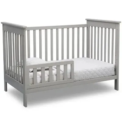 3-in-1 Convertible Crib - Gray