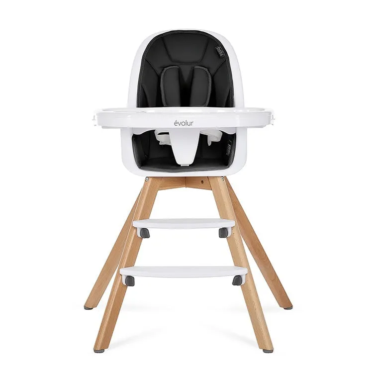 3 in 1 Zoodle High Chair - Black