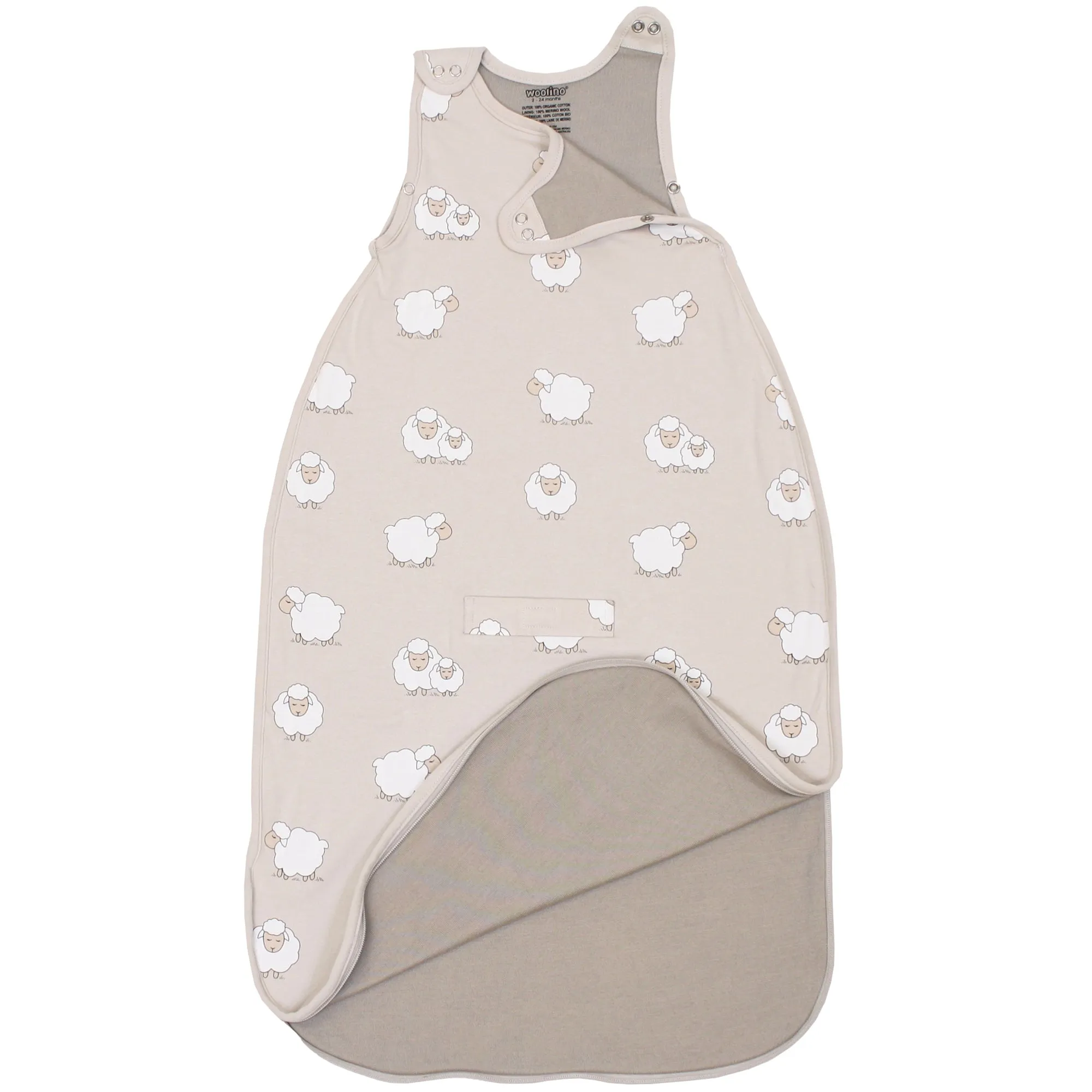 4 Season® Ultimate Baby Sleep Bag, Merino Wool & Organic Cotton, 2 Months - 2 Years, Sheep