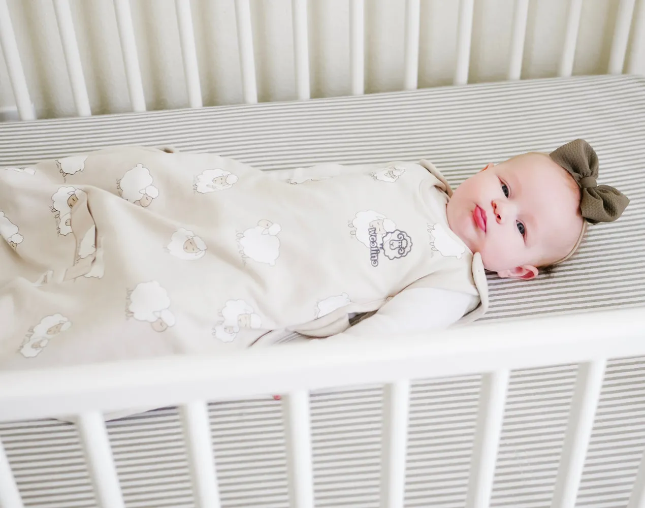 4 Season® Ultimate Baby Sleep Bag, Merino Wool & Organic Cotton, 2 Months - 2 Years, Sheep