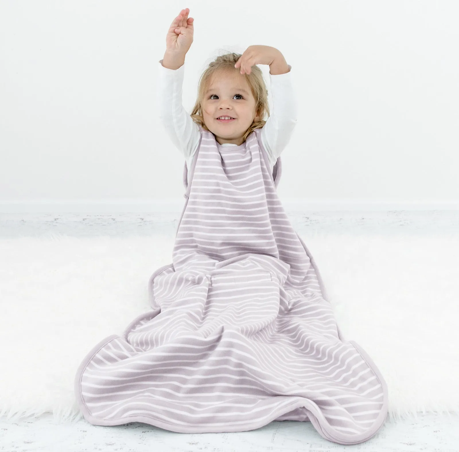 4 Season® Ultimate Toddler Sleep Bag, Merino Wool & Organic Cotton, 2 - 4 Years, Lilac