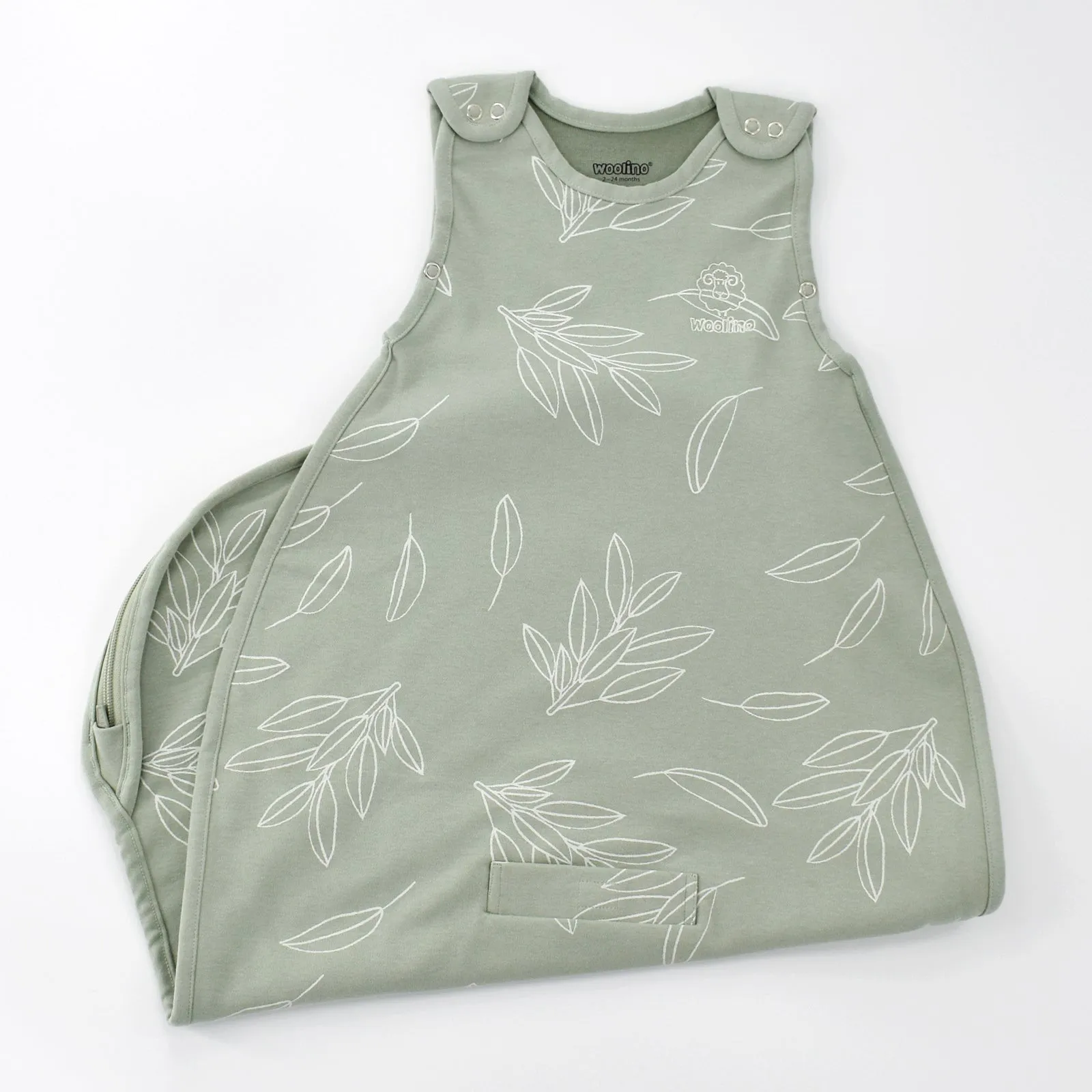 4 Season® Ultimate Toddler Sleep Bag, Merino Wool & Organic Cotton, 2 - 4 Years, Sage