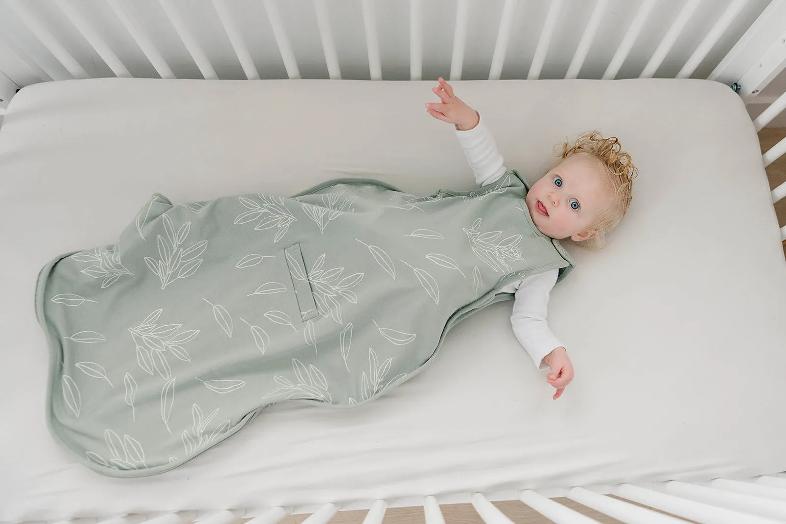 4 Season® Ultimate Toddler Sleep Bag, Merino Wool & Organic Cotton, 2 - 4 Years, Sage