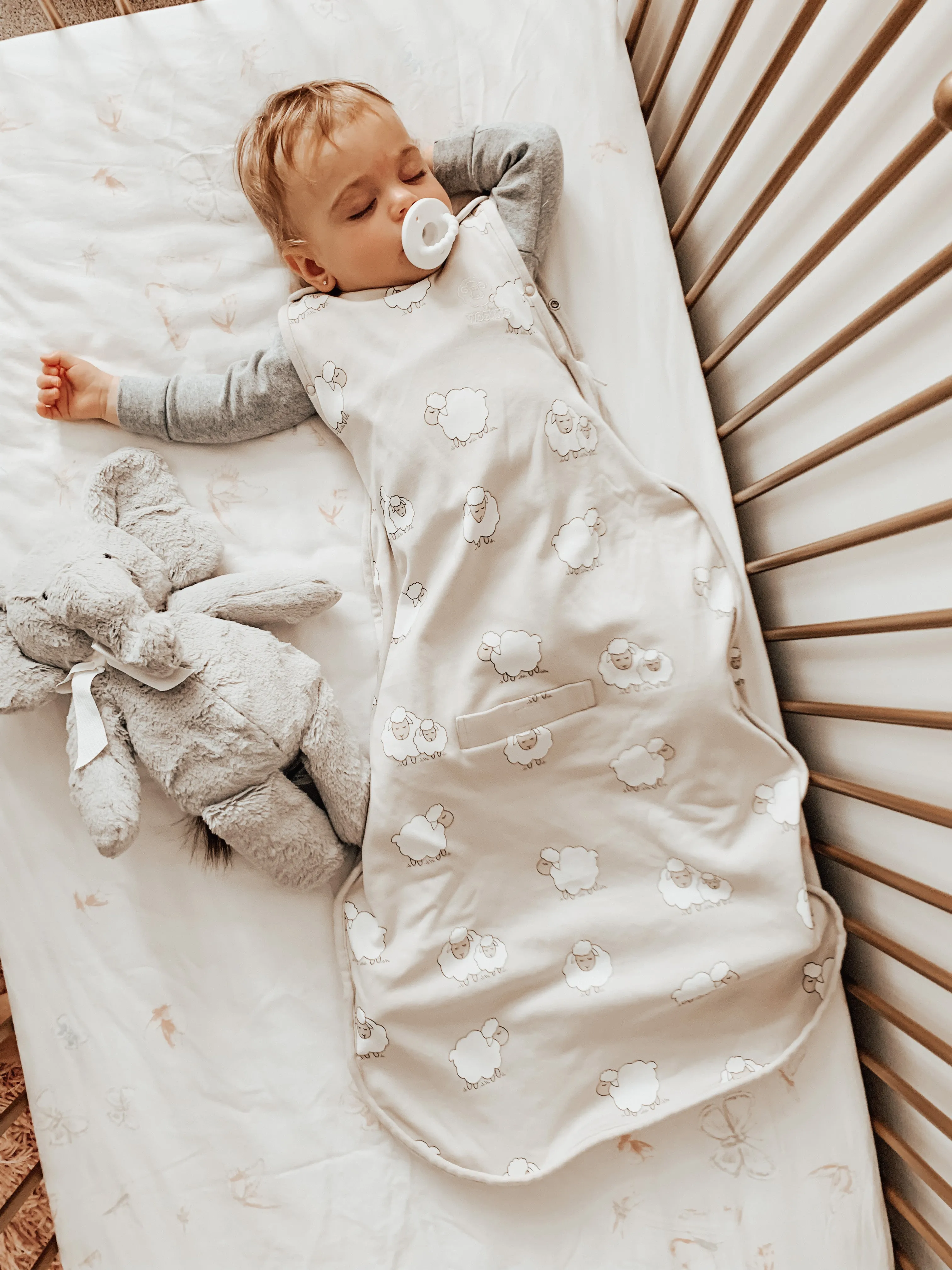 4 Season® Ultimate Toddler Sleep Bag, Merino Wool & Organic Cotton, 2 - 4 Years, Sheep