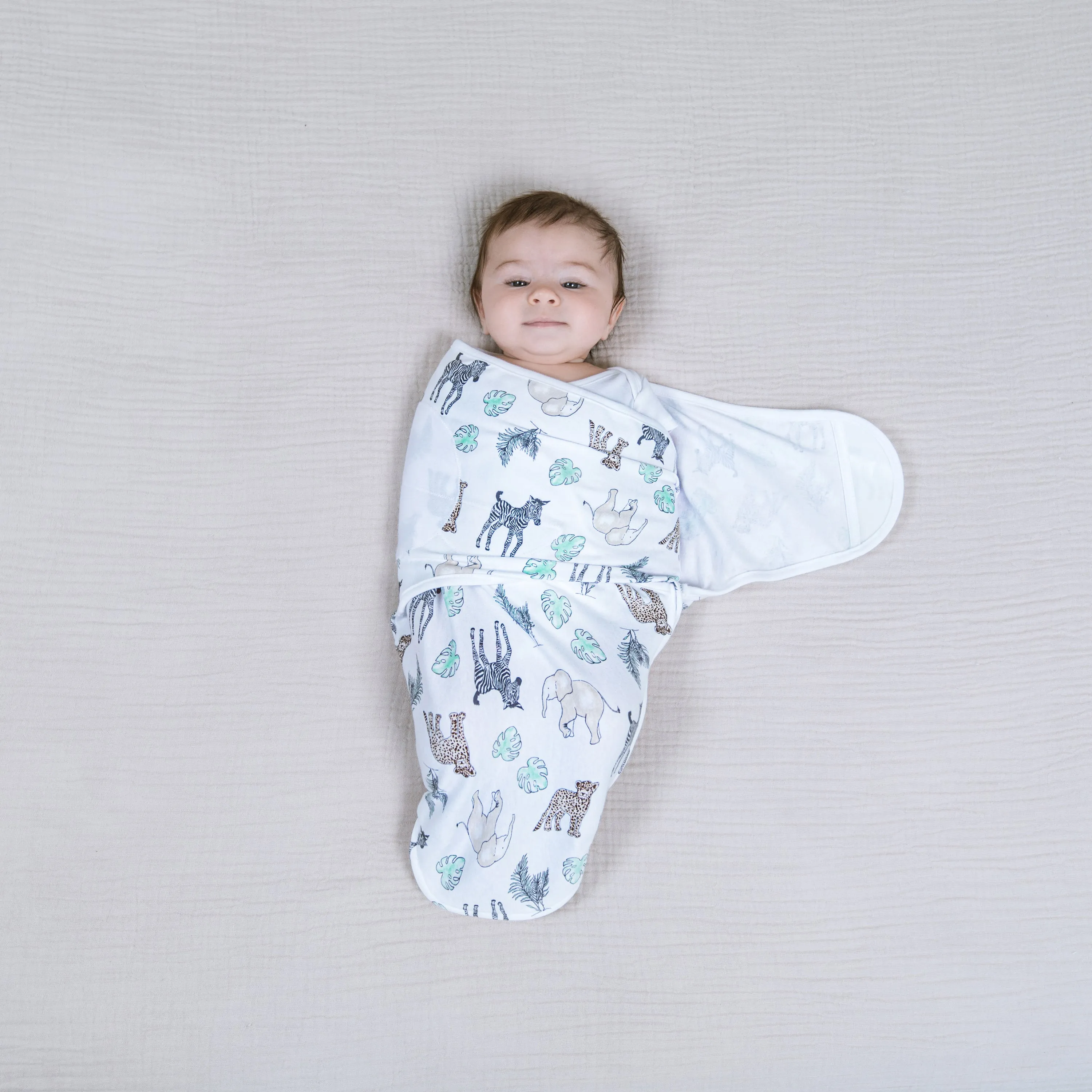 aden   anais Cotton Wrap Swaddles 3 pack Toile grey (0-3 Months)
