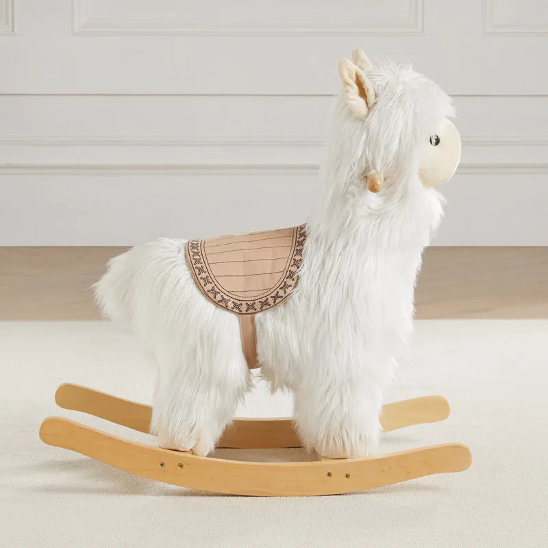 Alpaca Rocker With Solid Saddle