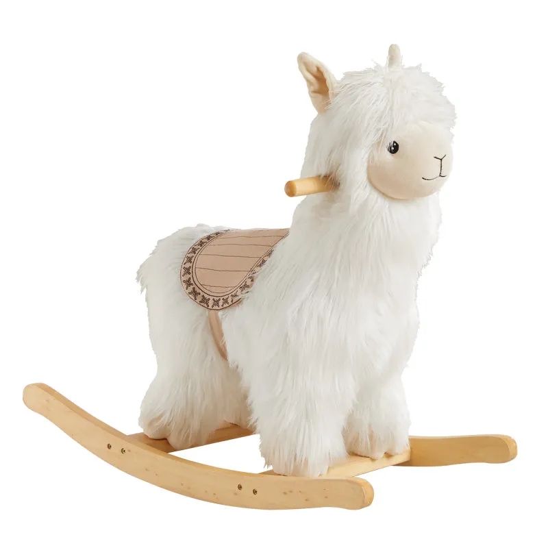 Alpaca Rocker With Solid Saddle