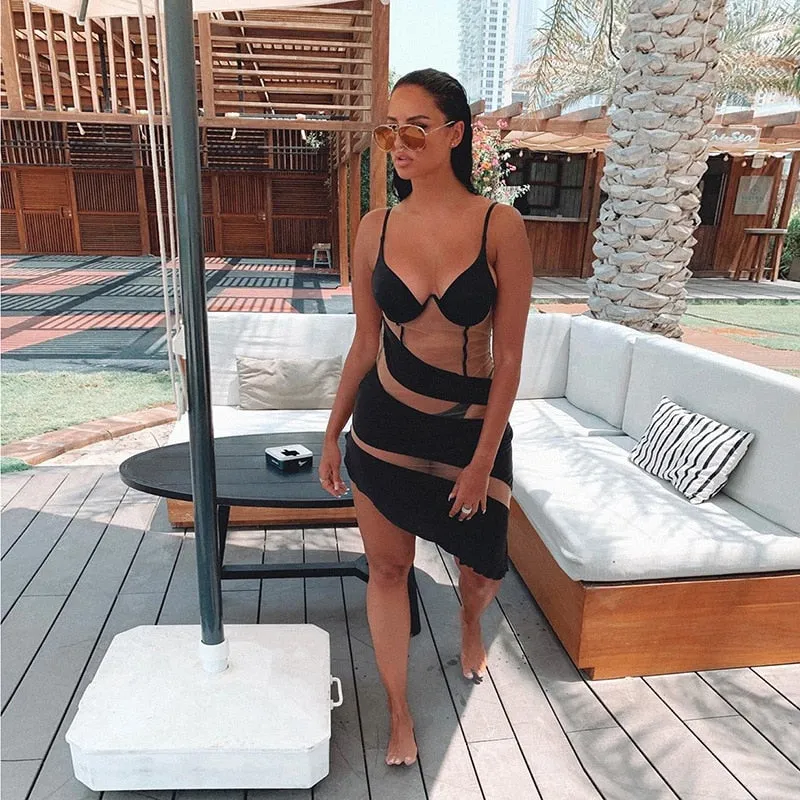 Angelo Spaghetti Strap Dress