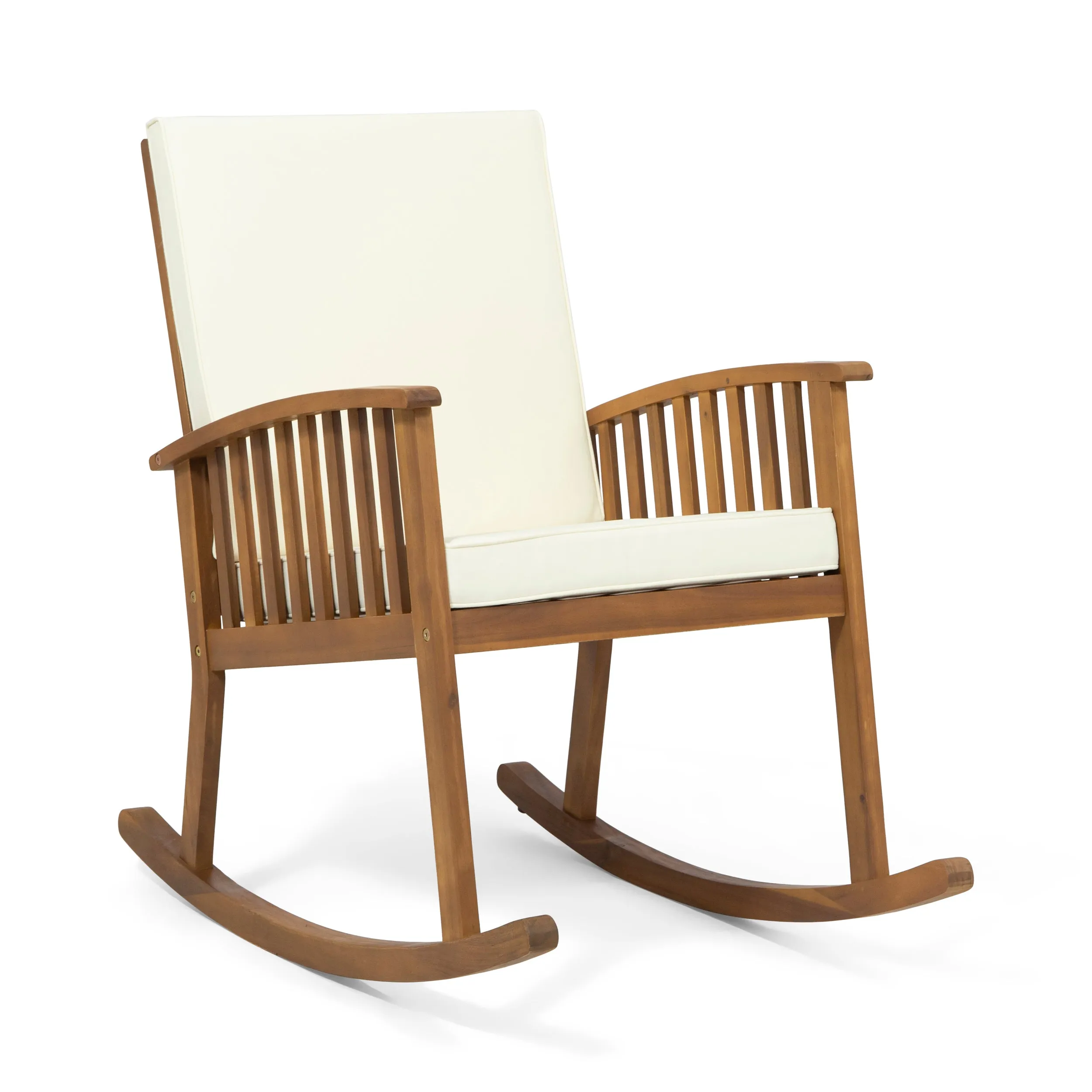 Audrey Outdoor Acacia Wood Rocking Chair