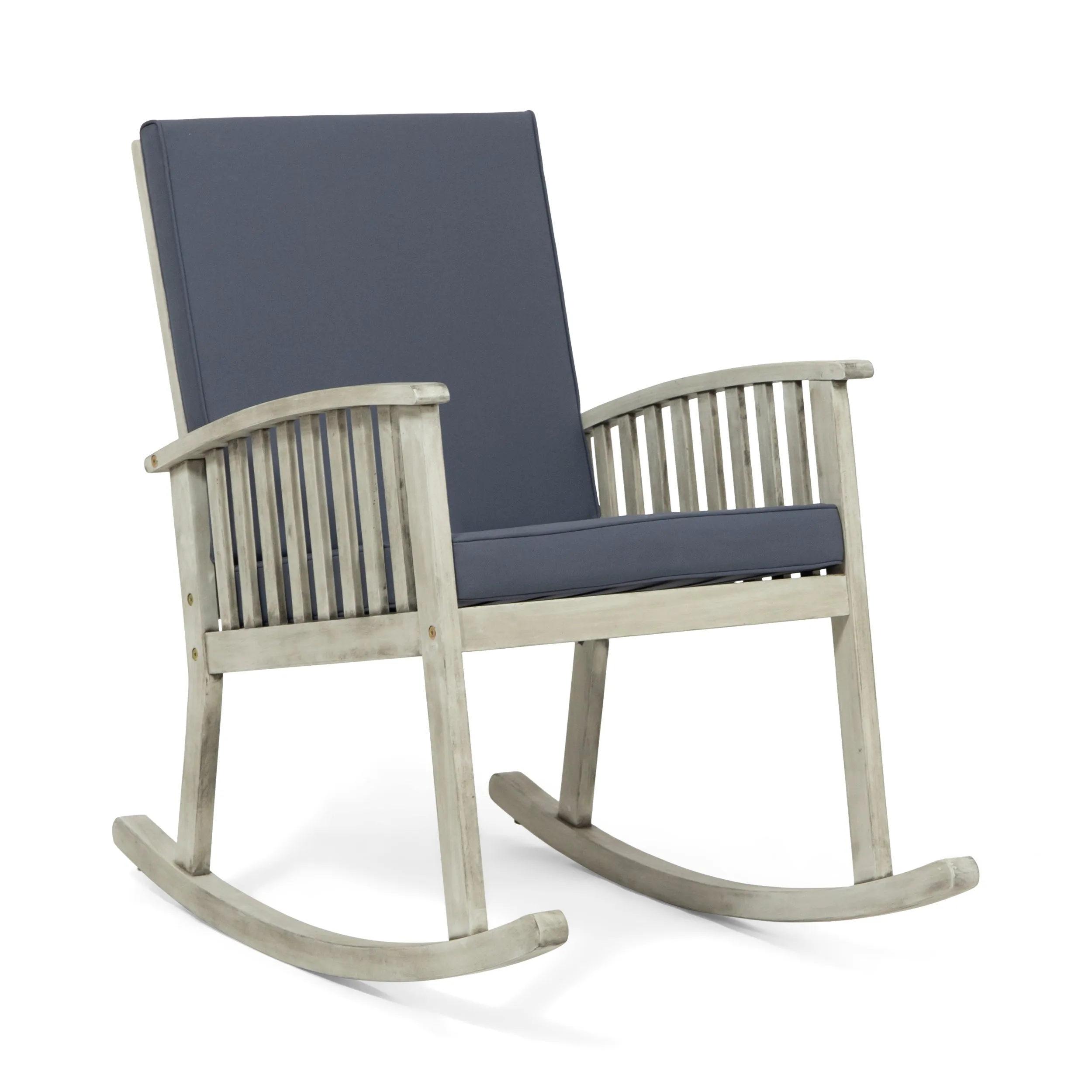 Audrey Outdoor Acacia Wood Rocking Chair