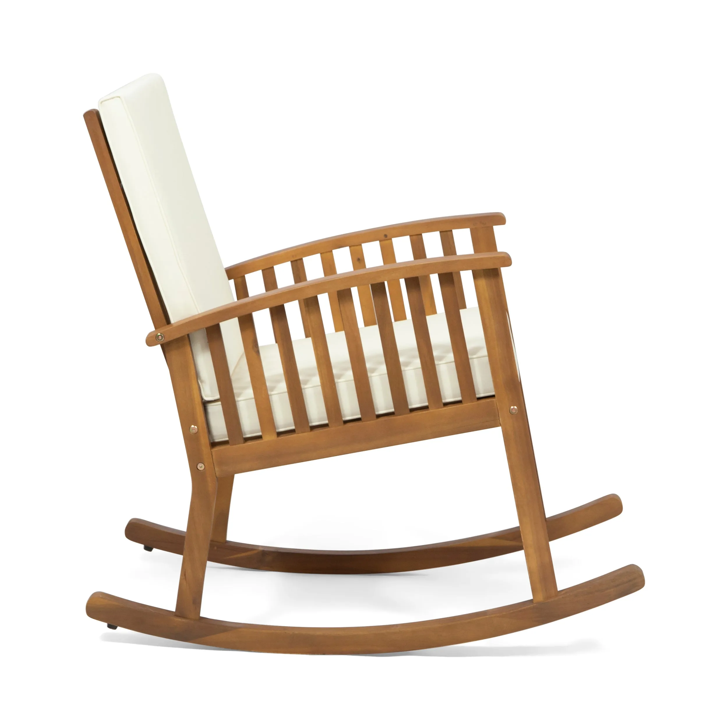 Audrey Outdoor Acacia Wood Rocking Chair