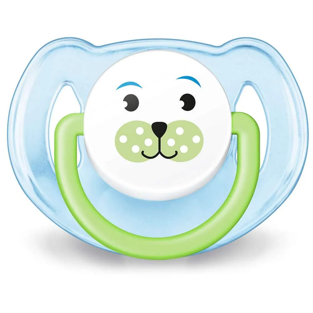 Avent Pacifiers Animal 6-18 Months - Blue