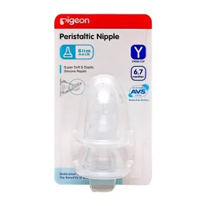B211 PIGEON STRETCHABLE NIPPLE Y CUT 2PCS PI#5
