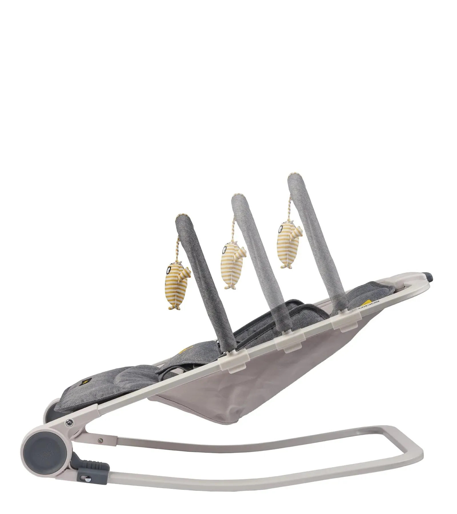 Bababing Rockout Baby Bouncer - Grey Melange