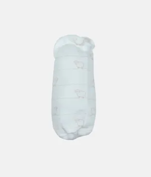 Baby Bottle Cover -  Beige Sheep Stripes