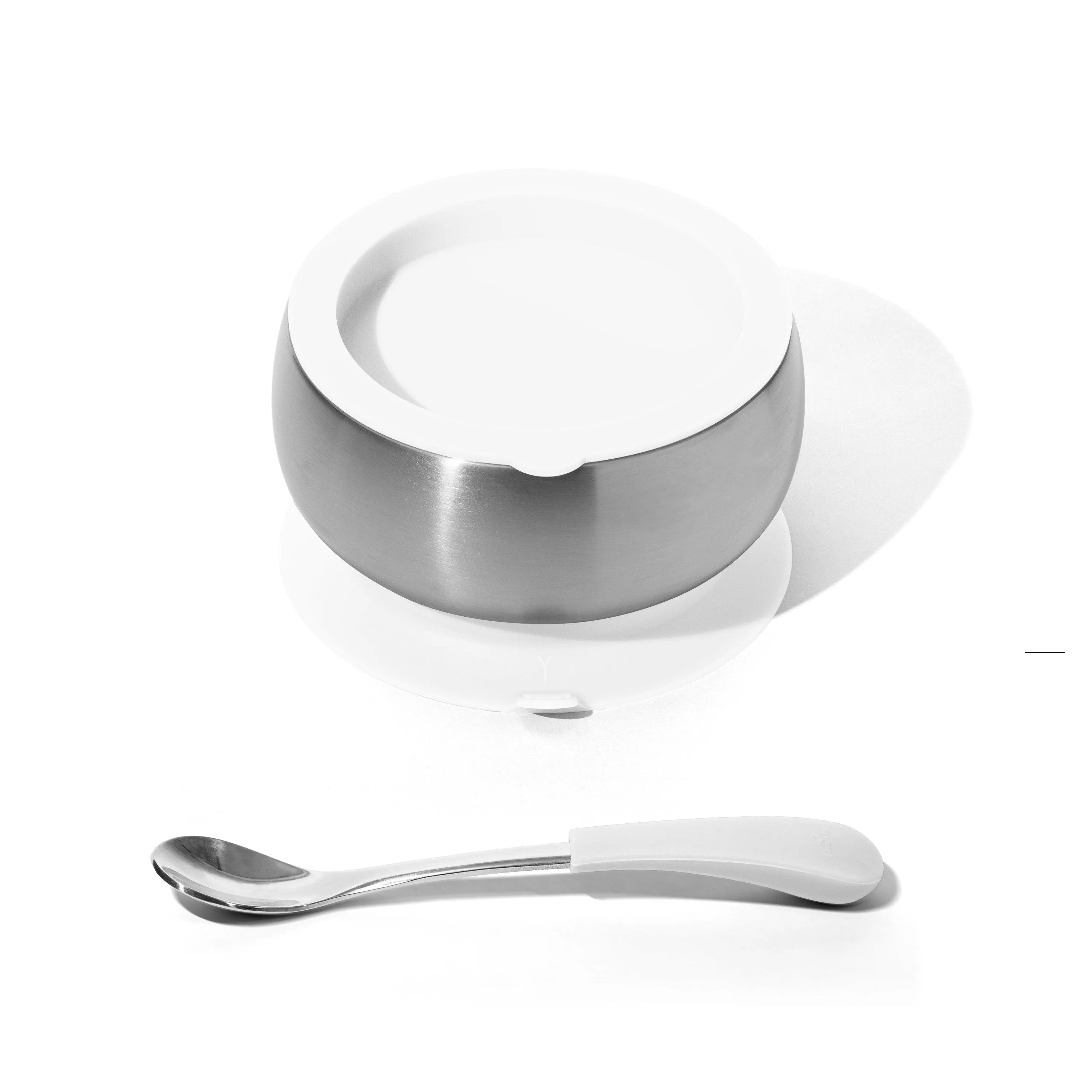 Baby Bowl   Storage Lid   Spoon | Stainless Steel & Silicone