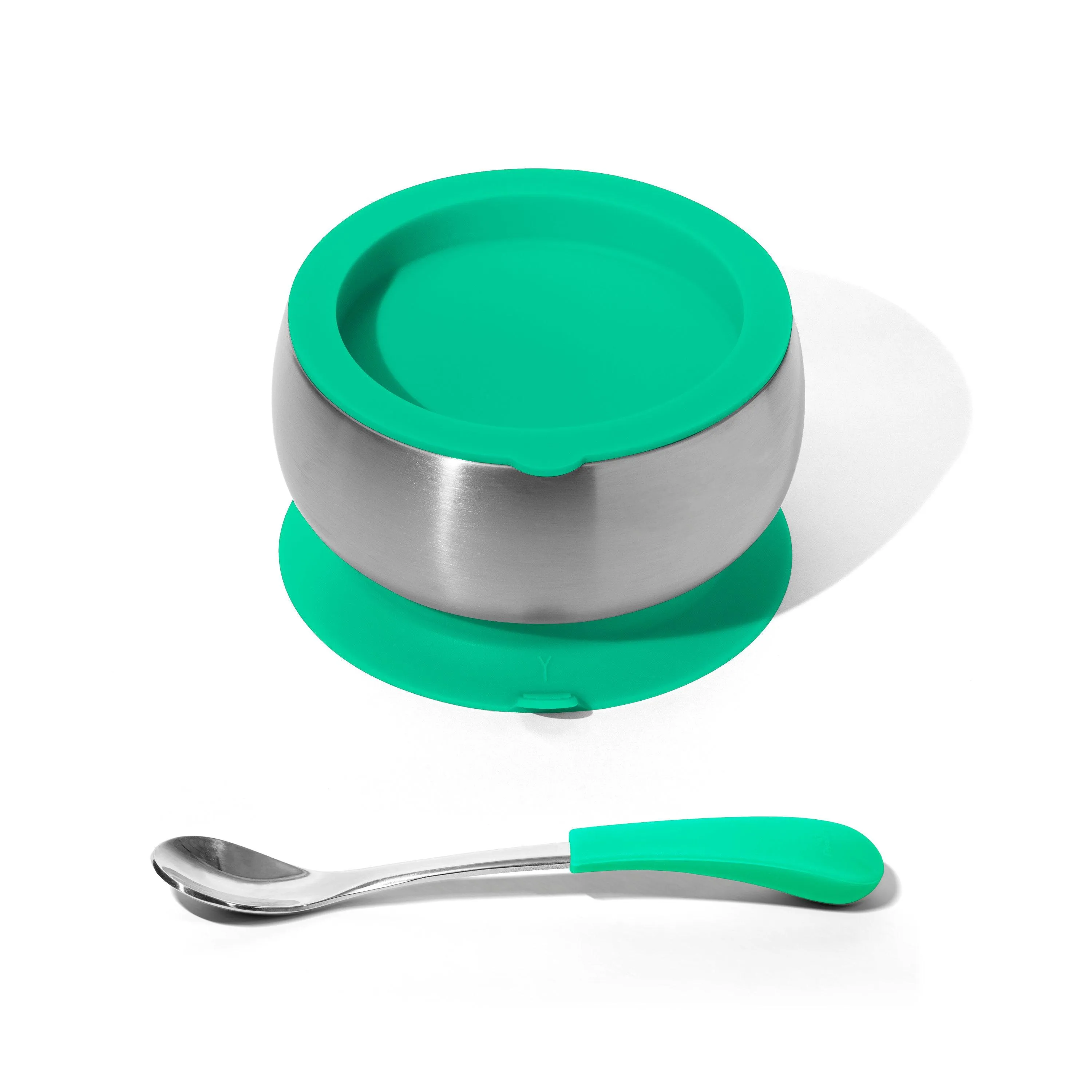 Baby Bowl   Storage Lid   Spoon | Stainless Steel & Silicone