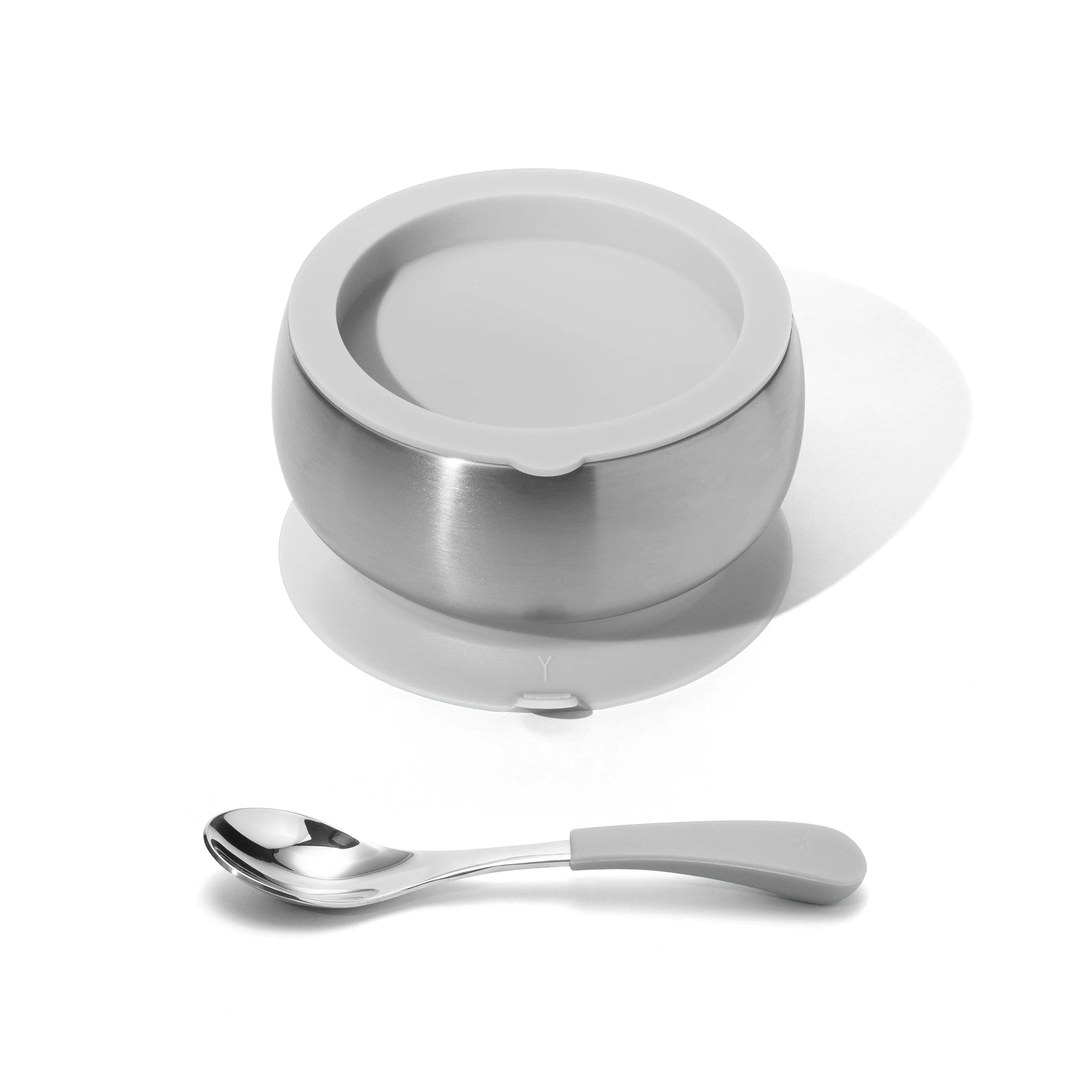 Baby Bowl   Storage Lid   Spoon | Stainless Steel & Silicone