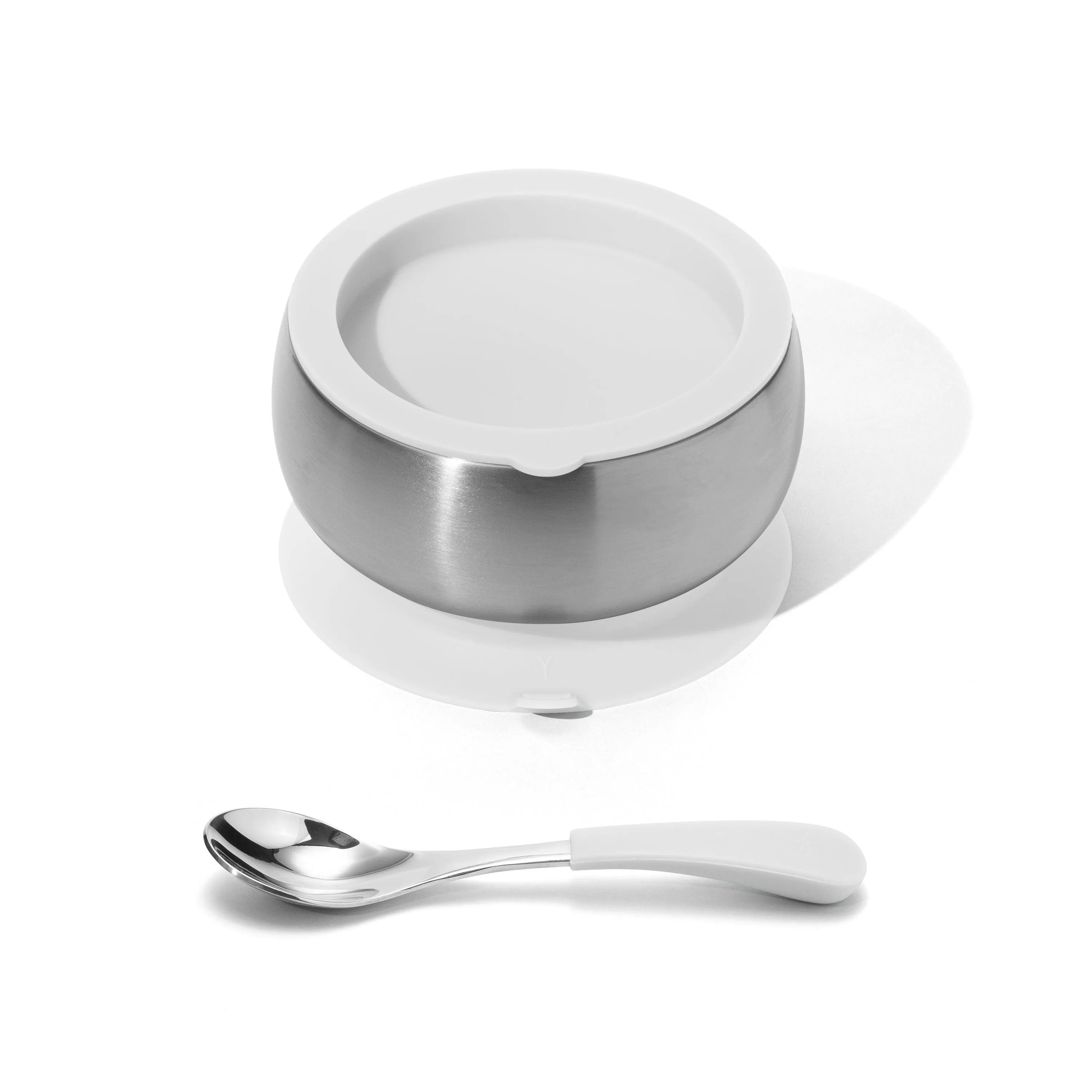 Baby Bowl   Storage Lid   Spoon | Stainless Steel & Silicone