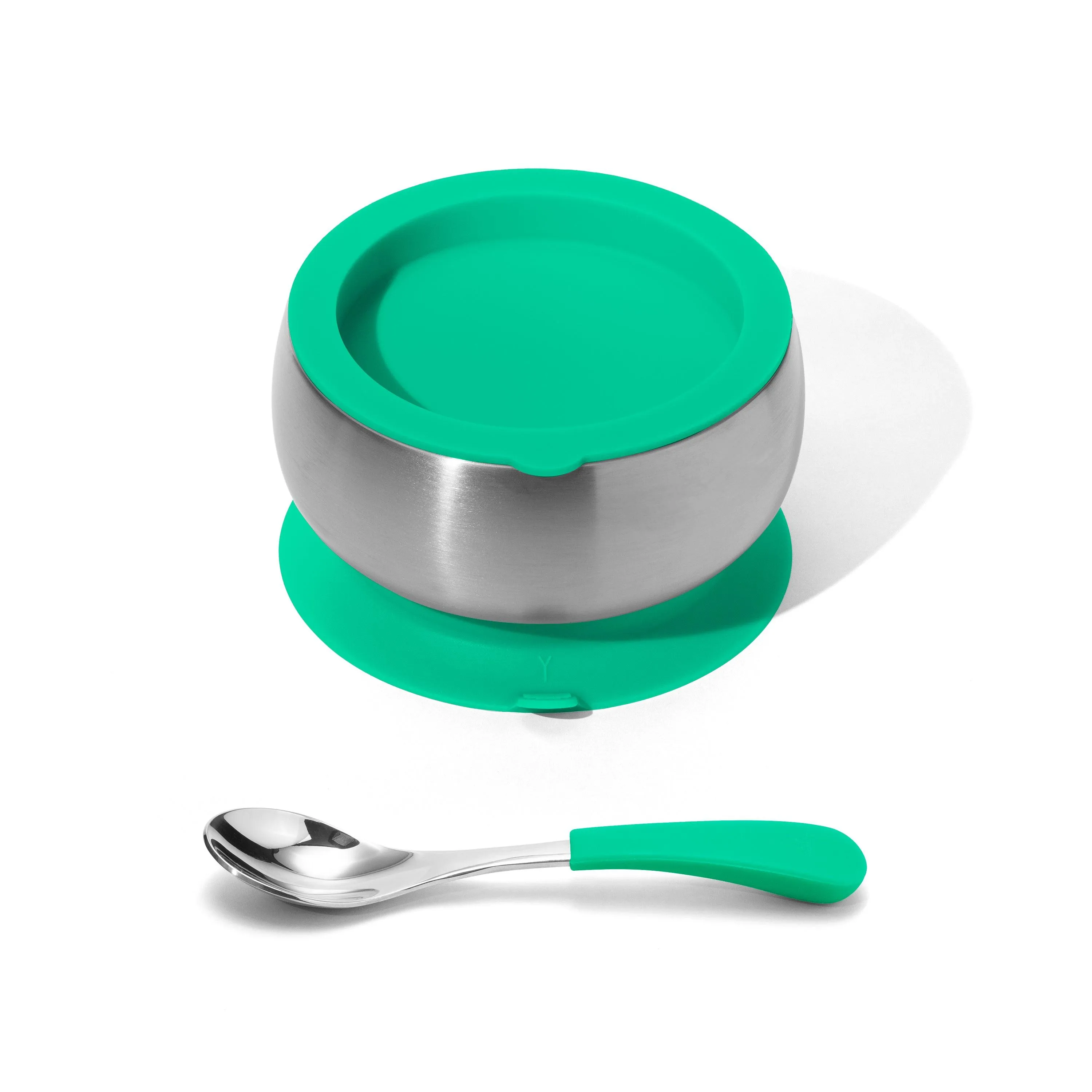 Baby Bowl   Storage Lid   Spoon | Stainless Steel & Silicone