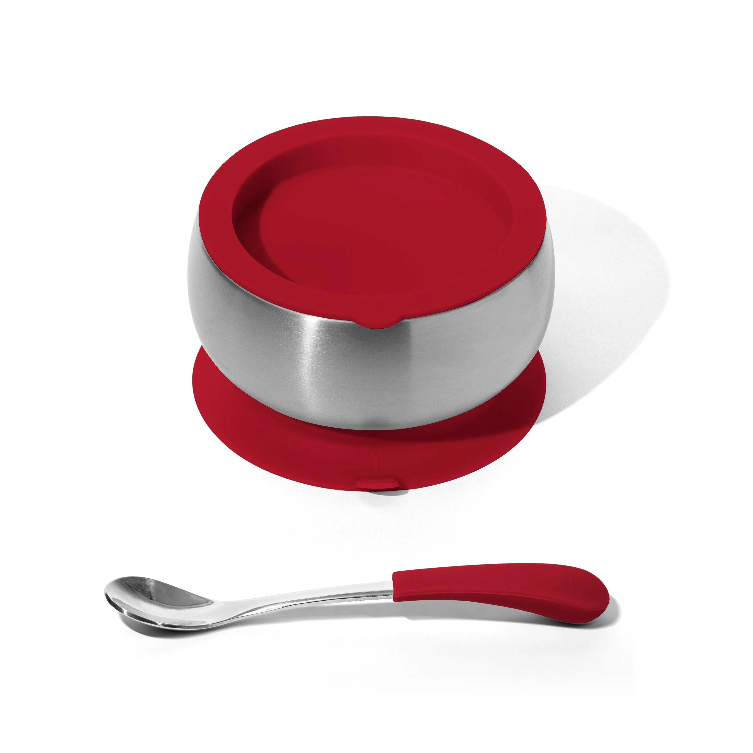Baby Bowl   Storage Lid   Spoon | Stainless Steel & Silicone