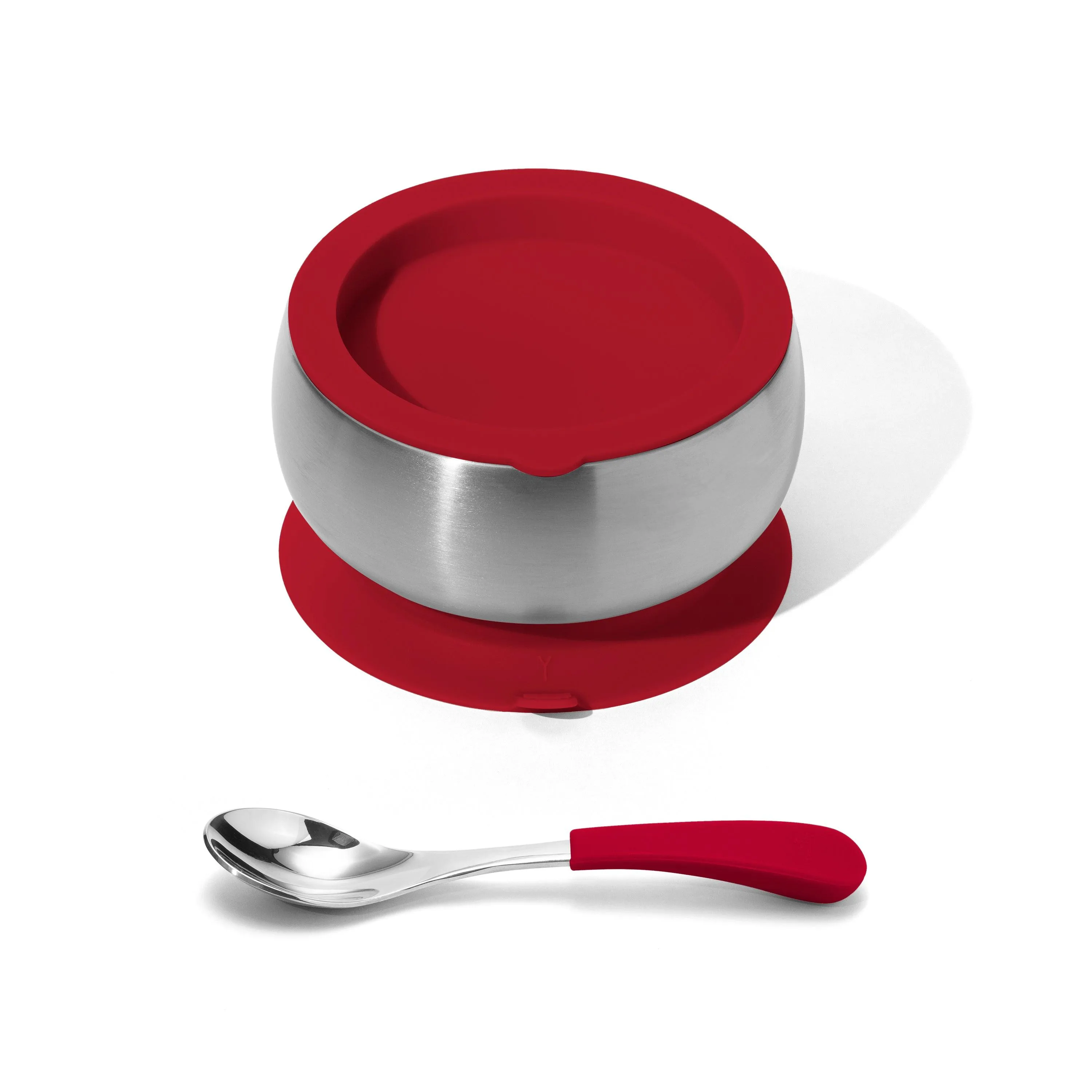 Baby Bowl   Storage Lid   Spoon | Stainless Steel & Silicone