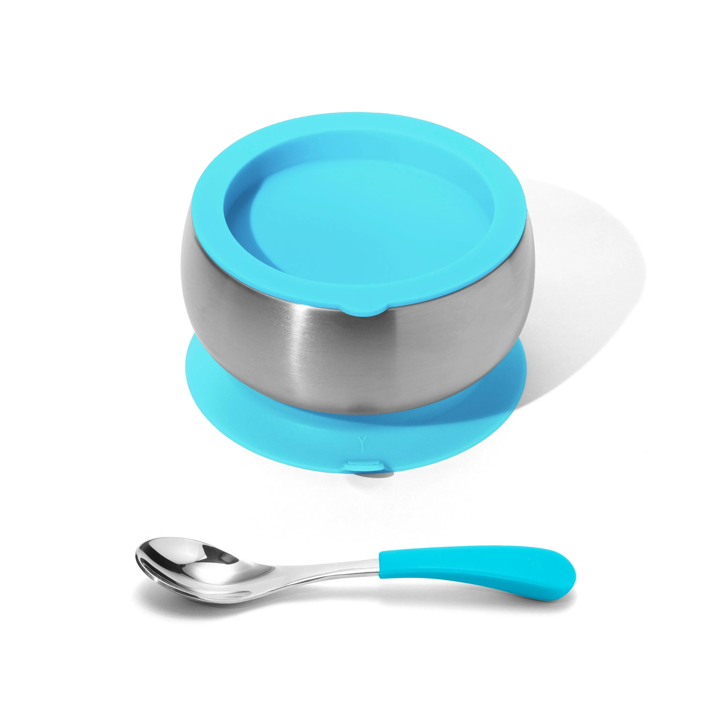 Baby Bowl   Storage Lid   Spoon | Stainless Steel & Silicone