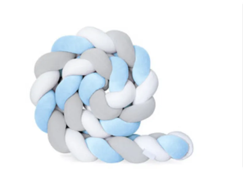 Baby Bumper Braid Knot Pillow