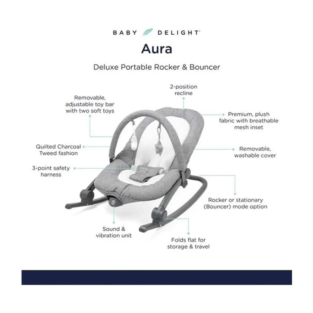 Baby Delight Aura Portable Rocker & Bouncer