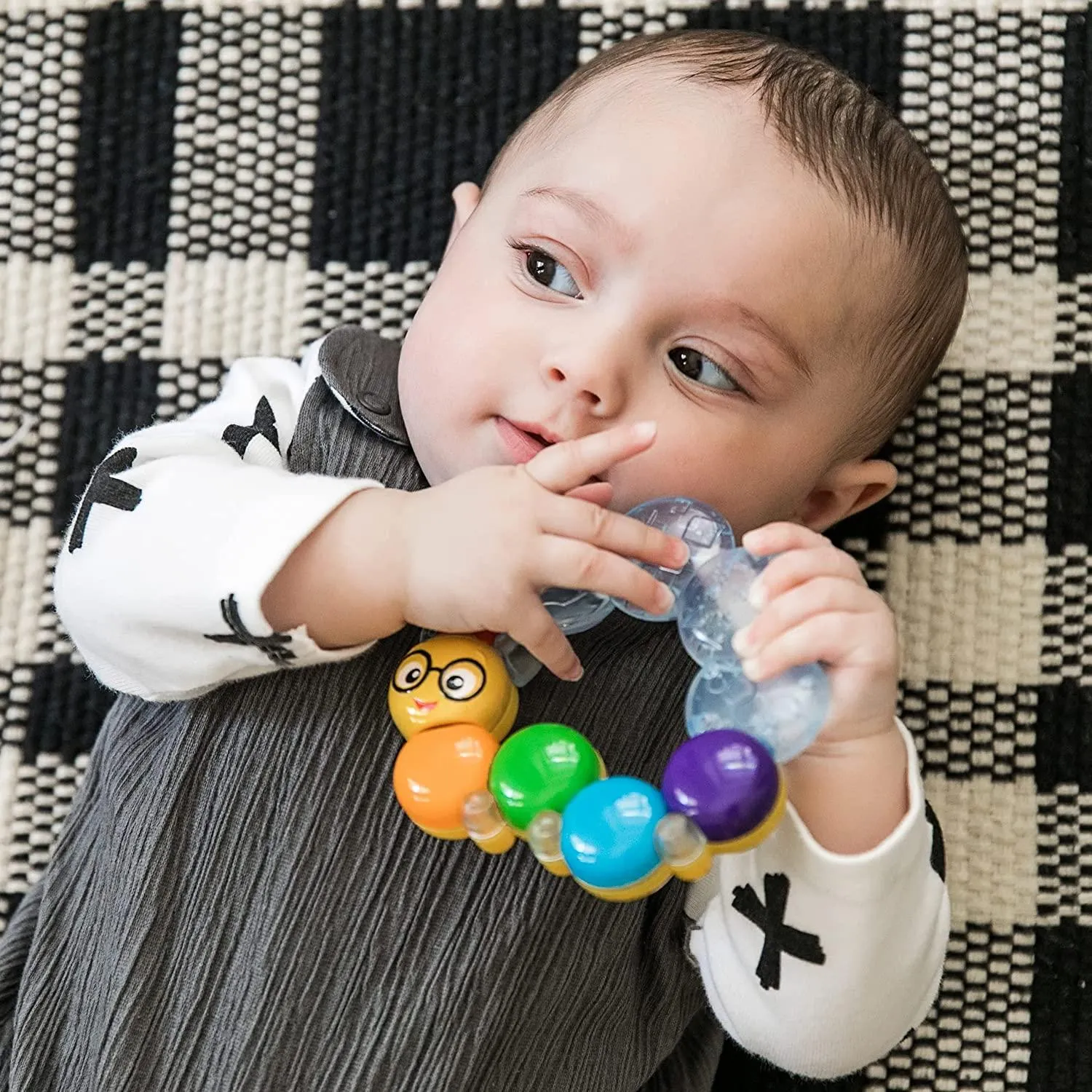 Baby Einstein Teether-Pillar Rattle & Teether Toy