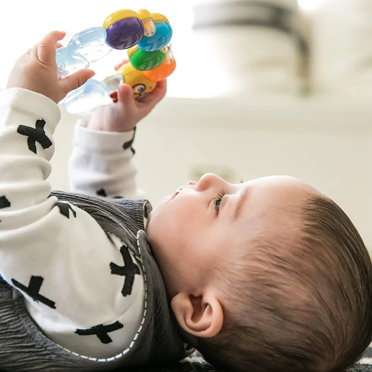 Baby Einstein Teether-Pillar Rattle & Teether Toy