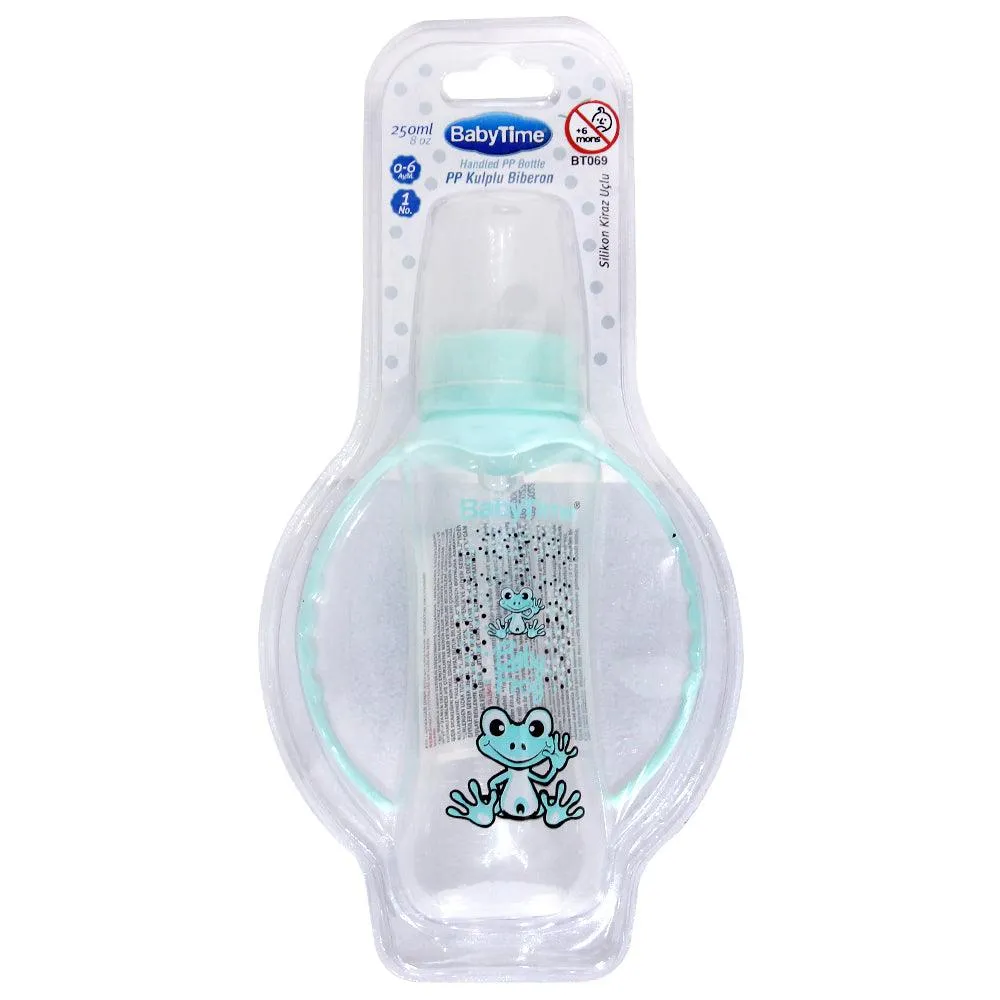 Baby Time Baby Feeding Bottle With Handles 250ml