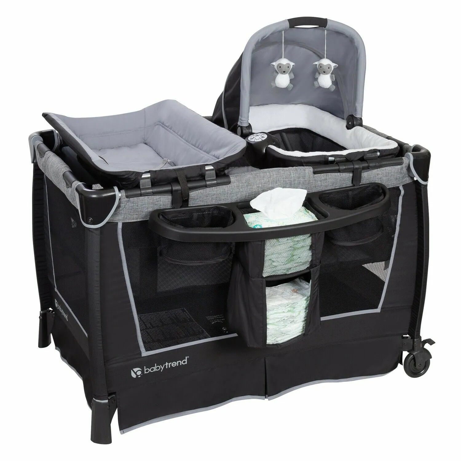 Baby Trend Stroller with Car Seat Travel System Playard Infans High Chair Combo