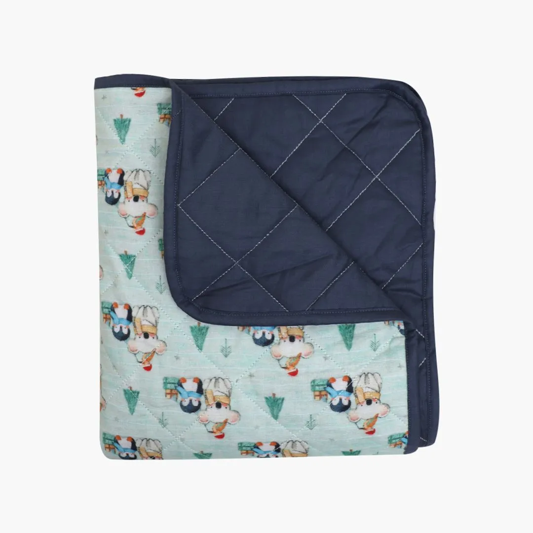 Bear Pops - Muslin Quilt for newborn babies to 5 years