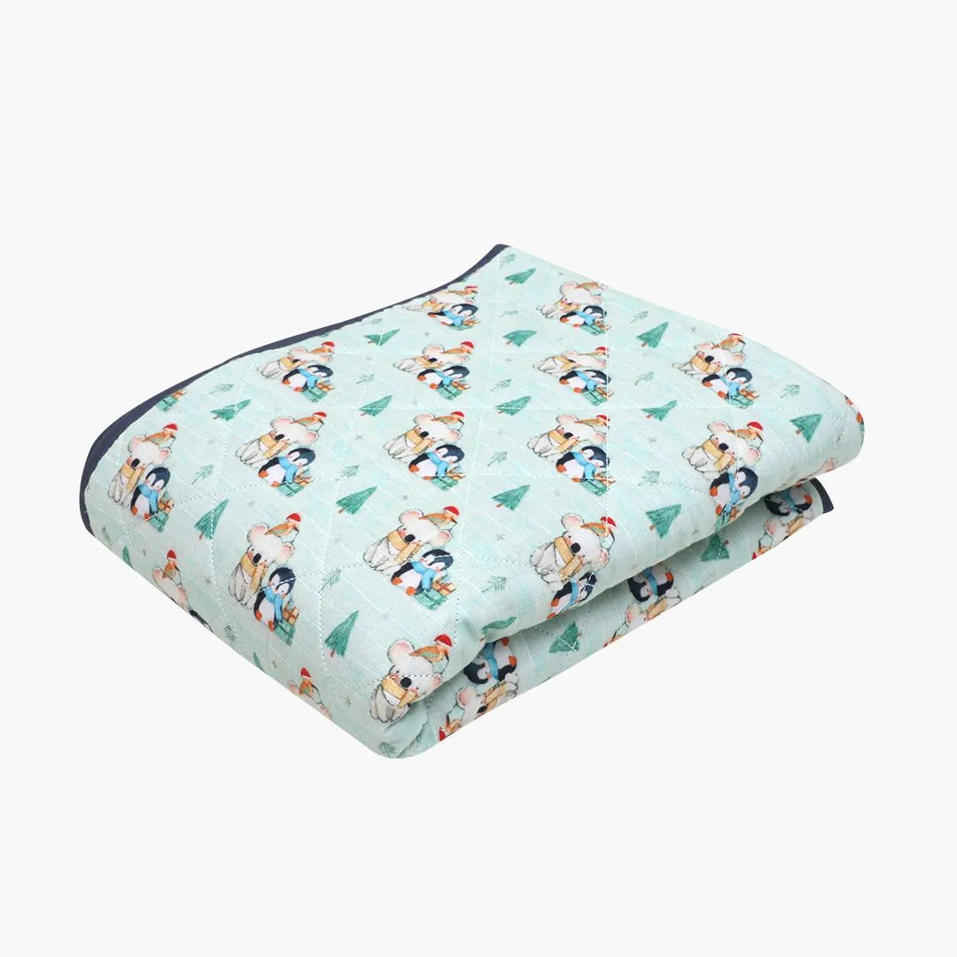 Bear Pops - Muslin Quilt for newborn babies to 5 years