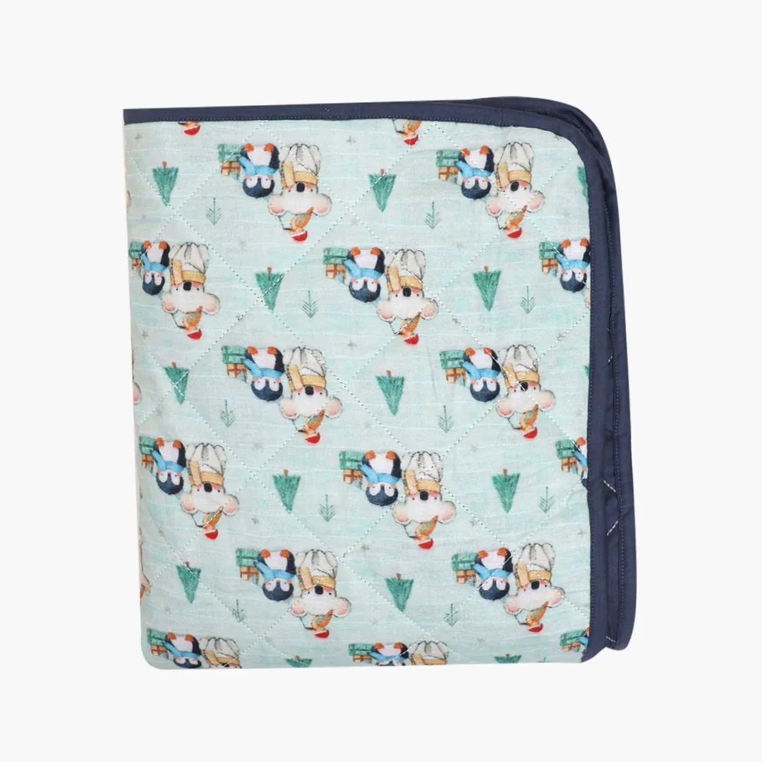 Bear Pops - Muslin Quilt for newborn babies to 5 years