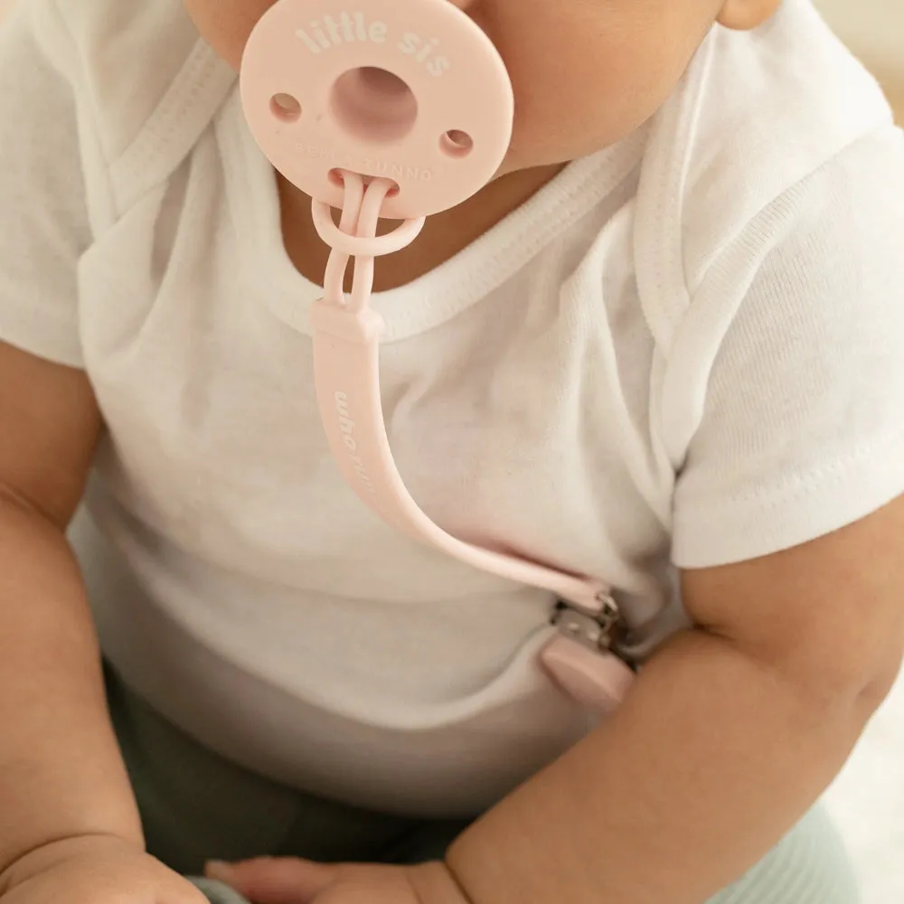 Bella Tunno Pacifier Clip: Who Runs the World Girls
