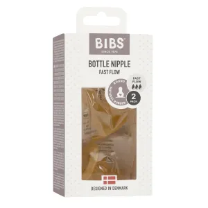 BIBS Bottle Nipple 2 Pack | Fast Flow