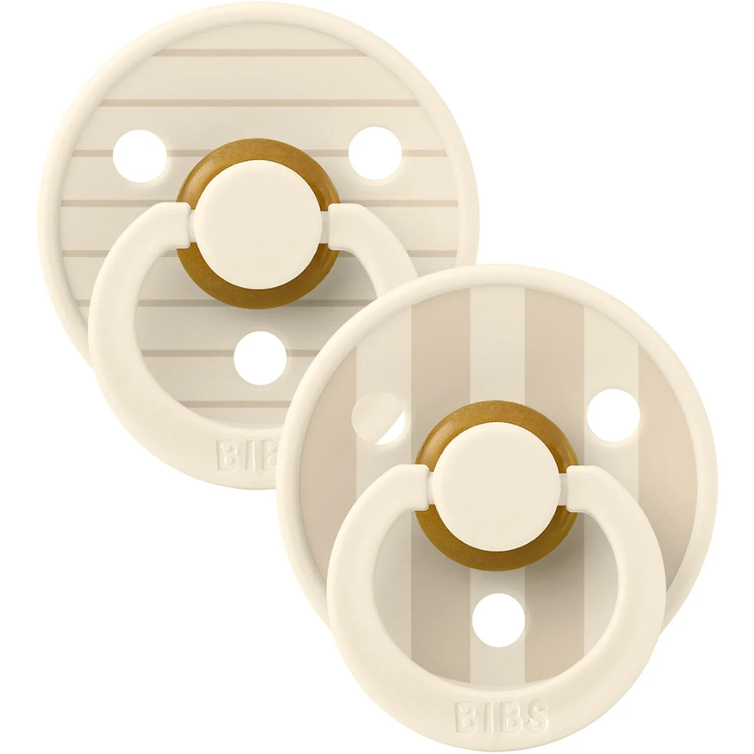 Bibs Ivory Vanilla Mix Studio Colour 2-pack Pin Latex