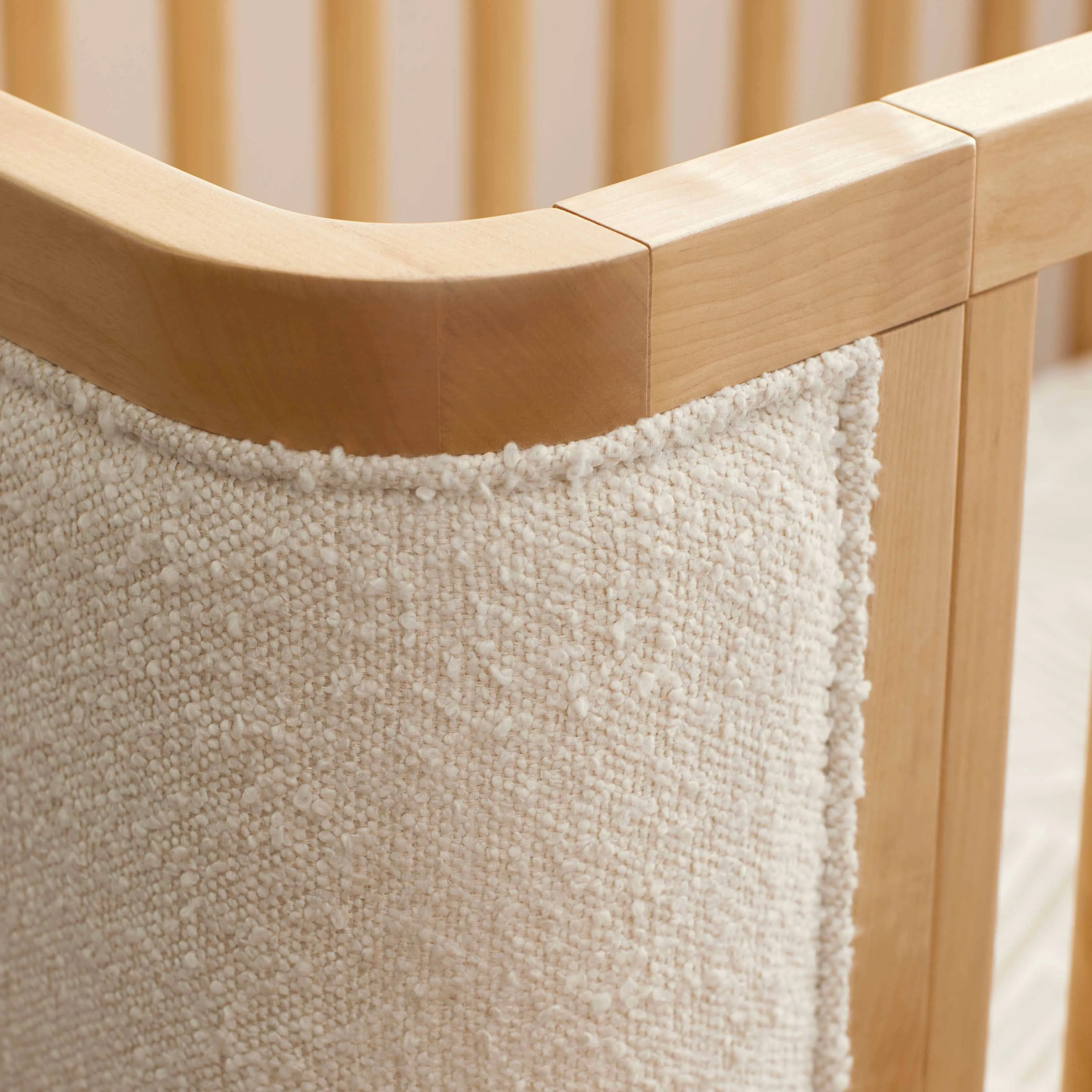 Bondi Boucle 4-in-1 Convertible Crib | Honey