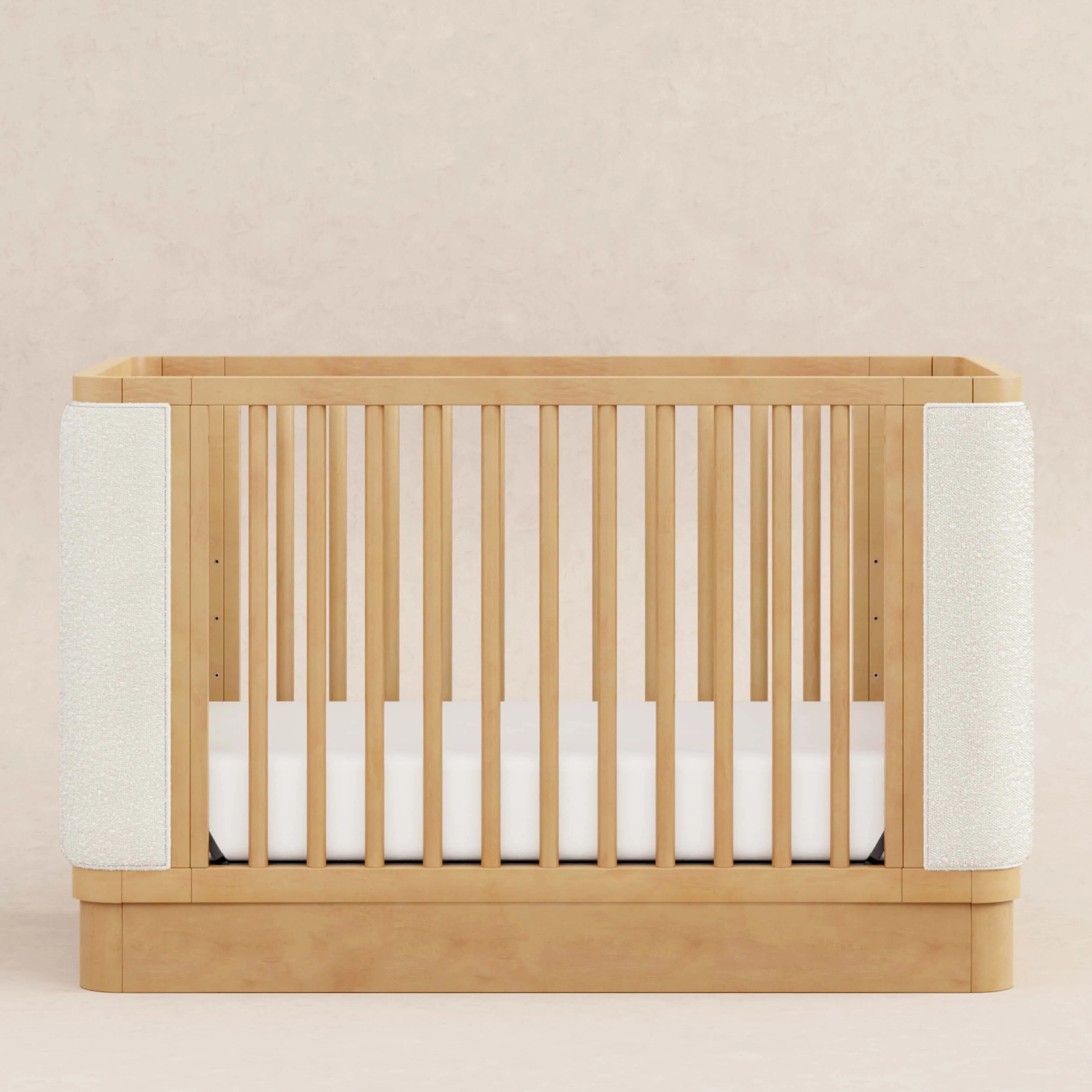 Bondi Boucle 4-in-1 Convertible Crib | Honey
