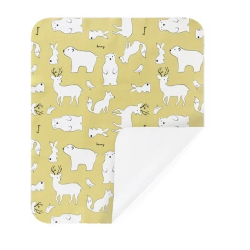 Borny All Eco Waterproof Mats Wild Animal Mustard