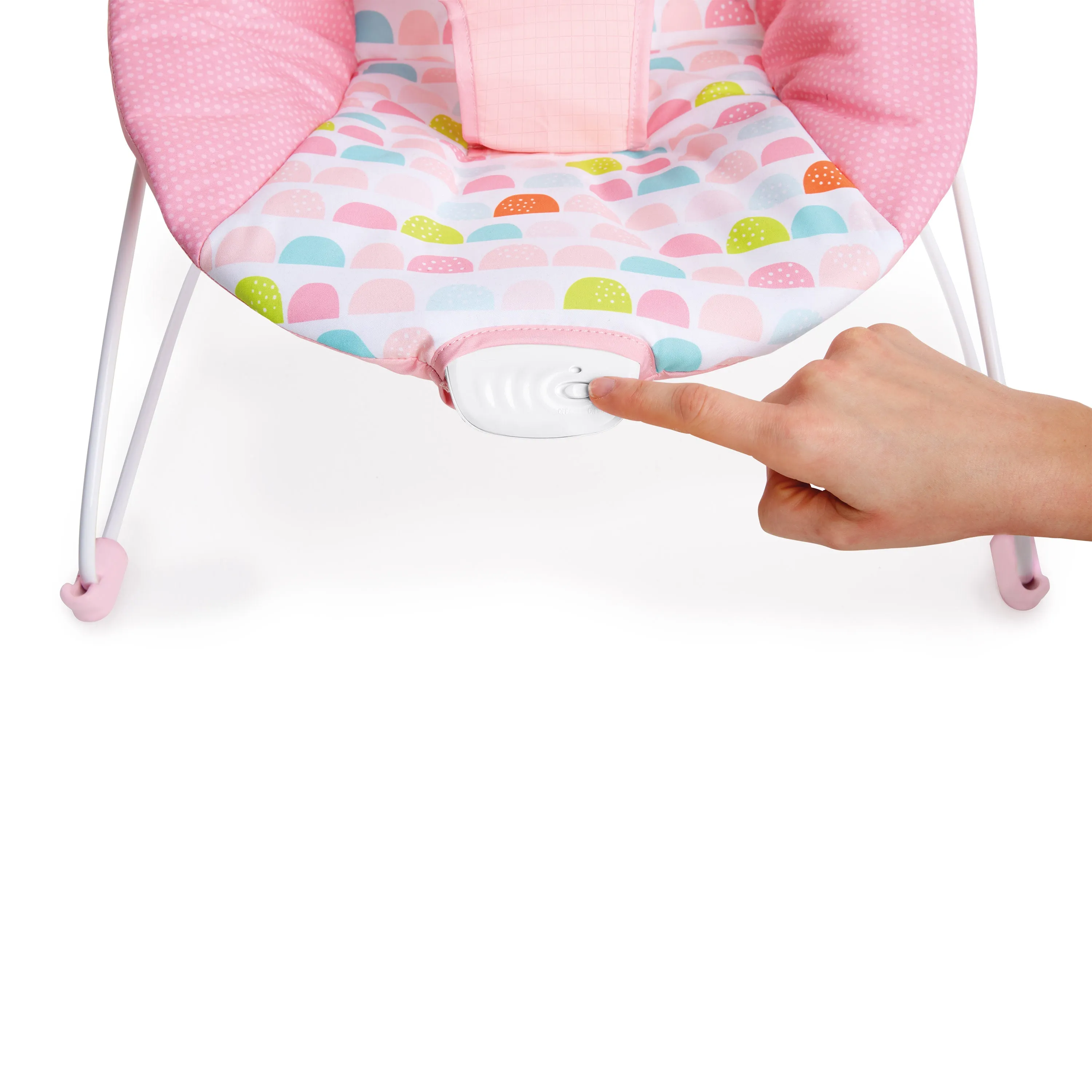 Bright Starts Fancy Fantasy Vibrating Bouncer with Toy Bar