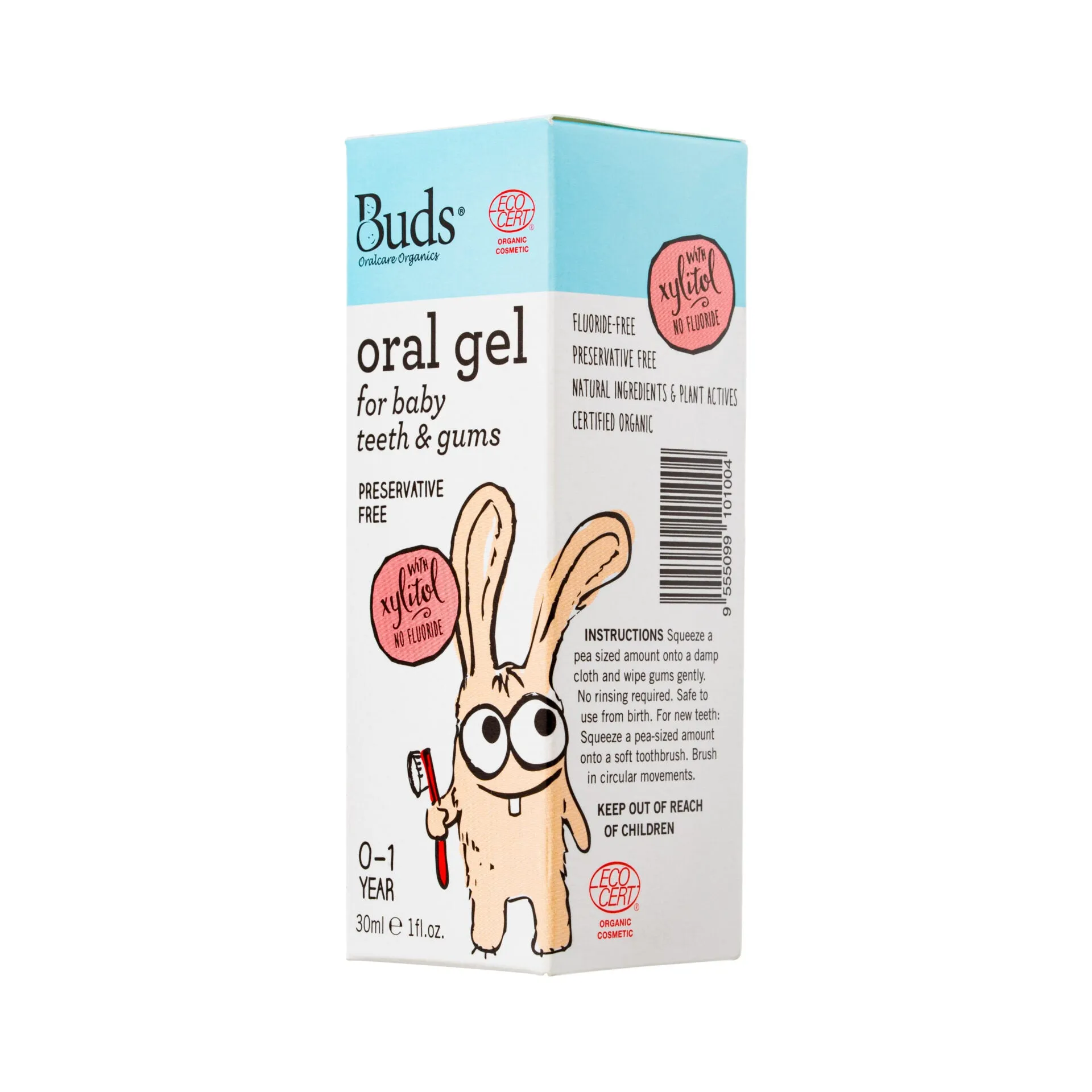 Buds Oral Gel for Baby Teeth & Gums 0-1Y 30ml