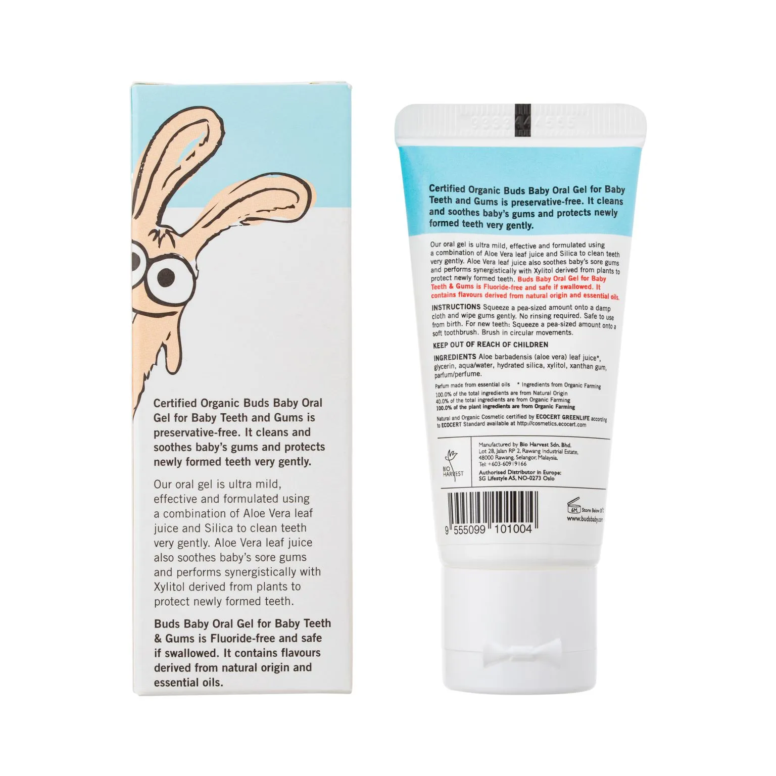 Buds Oral Gel for Baby Teeth & Gums 0-1Y 30ml