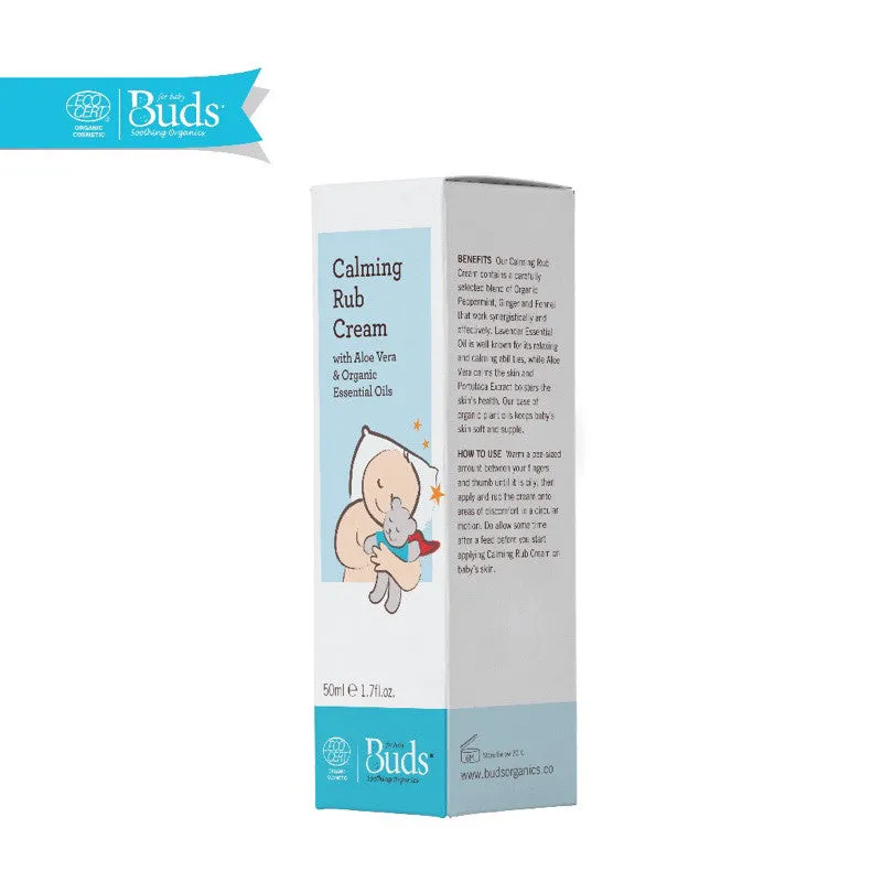 Buds Soothing Organics Calming Rub Cream 50ML (Tube)